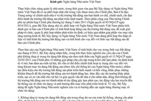 Công văn 1004/BXD-QLN chính sách tín dụng lĩnh vực bất động sản