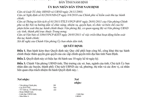 Quyết định 15/2011/QĐ-UBND Quy chế phối hợp công bố công khai thủ tục hành chính