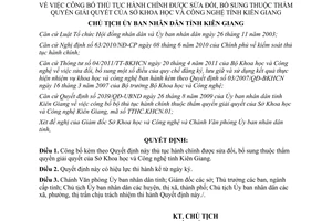 Quyết định 1434/QĐ-UBND công bố thủ tục hành chính