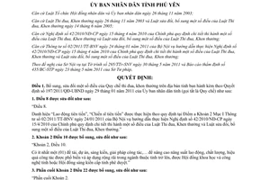 Quyết định 1062/2011/QĐ-UBND bổ sung Quy chế thi đua, khen thưởng