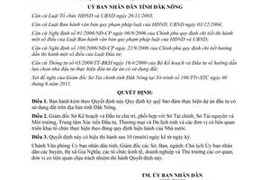 Quyết định 20/2011/QĐ-UBND  ký quỹ bảo đảm thực hiện dự án đầu tư