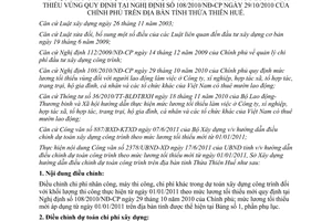 Công văn 622/SXD-QLXD điều chỉnh dự toán xây dựng công trình theo mức lương