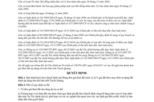 Quyết định 09/2011/QĐ-UBND đơn giá thuê đất