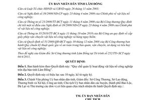 Quyết định 34/2011/QĐ-UBND Quy chế quản lý hoạt động vật liệu nổ công nghiệp