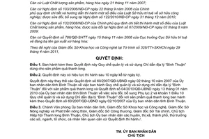 Quyết định 14/2011/QĐ-UBND Quy chế quản lý và sử dụng Chỉ dẫn địa lý Bình Thuận