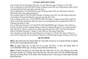 Quyết định 25/2011/QĐ-UBND quản lý và sử dụng kinh phí sự nghiệp