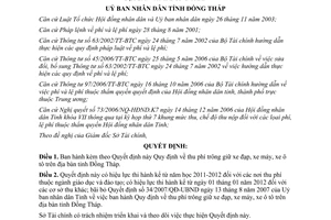 Quyết định 17/2011/QĐ-UBND thu phí trông giữ xe đạp, xe máy, xe ô tô