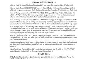 Quyết định 04/2011/QĐ-UBND về Quy chế tổ chức và hoạt động của Phòng Tài chính -