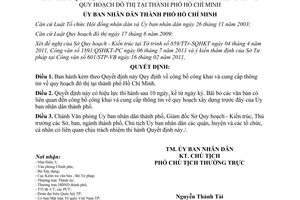 Quyết định 49/2011/QĐ-UBND Quy định công bố công khai và cung cấp thông tin