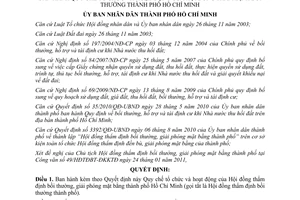 Quyết định 51/2011/QĐ-UBND Quy chế tổ chức và hoạt động Hội đồng thẩm định