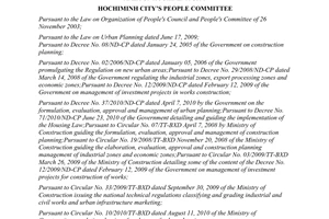 Decision No. 50/2011/QD-UBND on formulation, assessment and approval urban plann