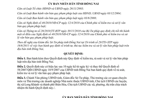 Quyết định 43/2011/QĐ-UBND Quy định kiểm tra rà soát xử lý văn bản pháp luật