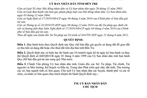 Quyết định 16/2011/QĐ-UBND Quy chế bán đấu giá quyền sử dụng đất