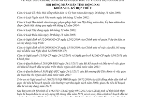 Nghị quyết 13/2011/NQ-HĐND điều chỉnh bổ sung kế hoạch đầu tư xây dựng Đồng Nai