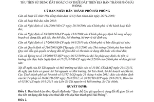 Quyết định 1068/2011/QĐ-UBND Quy chế đấu giá quyền sử dụng đất