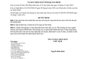 Quyết định 1679/QĐ-UBND năm 2011 về Quy chế công bố, công khai thủ tục hành chín