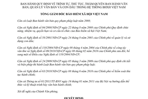 Quyết định 790/QĐ-BHXH trình tự, thủ tục, thẩm quyền ban hành