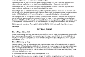 Thông tư liên tịch 04/2011/TTLT-BCA-BLĐTBXH-BTC hướng dẫn thực hiện chế độ hưu