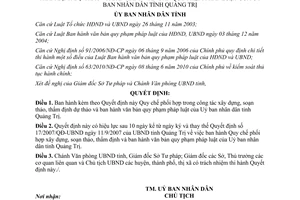 Quyết định 17/2011/QĐ-UBND Quy chế phối hợp trong công tác xây dựng soạn thảo