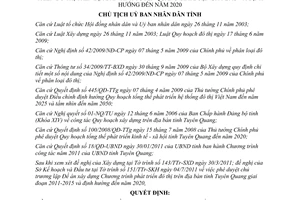 Quyết định số 864/QĐ-CT năm 2011 Chương trình phát triển đô thị trên địa bàn tỉnh Tuyên Quang