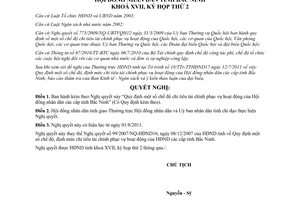 Nghị quyết 18/2011/NQ-HĐND17 chế độ chi phục vụ hoạt động