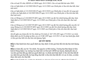 Quyết định 14/2011/QĐ-UBND Quy định đơn giá thuê đất trên địa bàn tỉnh Quảng
