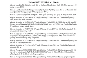 Quyết định 30/2011/QĐ-UBND trách nhiệm quản lý chất lượng công trình