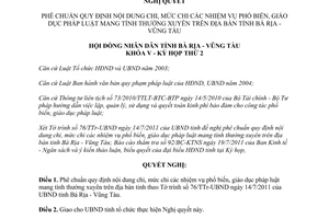 Nghị quyết 19/2011/NQ-HĐND phổ biến giáo dục pháp luật mang tính thường xuyên