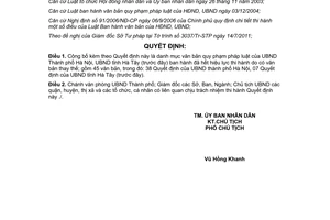 Quyết định 3463/QĐ-UBND danh mục văn bản quy phạm pháp luật hết hiệu lực