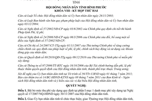 Nghị quyết 07/2011/NQ-HĐND bãi bỏ mức thu phí tại mục 1 Nghị quyết 17/2007/NQ-HĐ