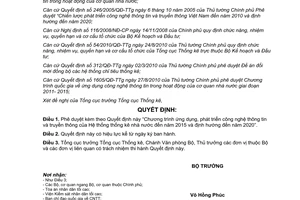 Quyết định 1075/QĐ-BKHĐT Chương trình ứng dụng, phát triển công nghệ