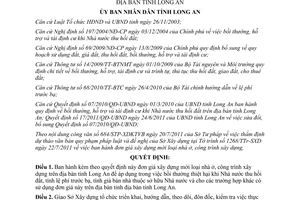 Quyết định 24/2011/QĐ-UBND đơn giá xây dựng mới loại nhà ở, công trình xây dựng