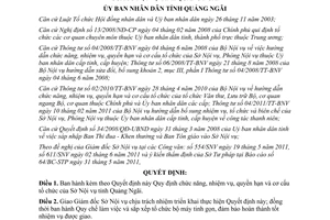 Quyết định 15/2011/QĐ-UBND quy định chức năng nhiệm vụ quyền hạn cơ cấu tổ chức