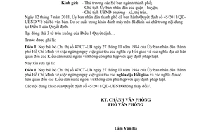 Công văn 4756 /VP-HCTC 2011 đính chính Quyết định 45/2011/QĐ-UBND