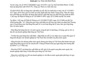 Công văn 2424/TCT-CS điều kiện áp dụng thuế suất thuế giá trị gia tăng 0%