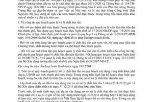 Công văn 1177/BXD-HTKT thực hiện chương trình đầu tư xử lý chất thải rắn