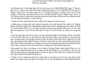 Công văn 1171/TTG-KTN tháo gỡ vướng mắc trong thực hiện di dân, tái định