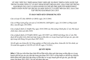 Quyết định 1497/QĐ-UBND năm 2011 tiếp tục triển khai thực hiện Đề án cơ chế