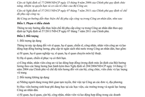 Thông tư 61/2011/TT-BCA hướng dẫn chế độ phụ cấp công vụ trong Công an nhân dân