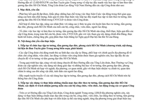 Hướng dẫn 1425/HD-TLĐ thực hiện Chỉ thị 03-CT/TW  tiếp tục đẩy mạnh việc học tập