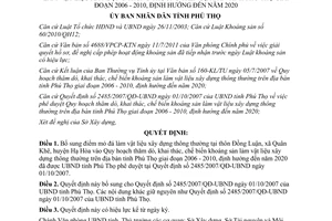 Quyết định 2783/QĐ-UBND bổ sung quy hoạch thăm dò, khai thác, chế biến