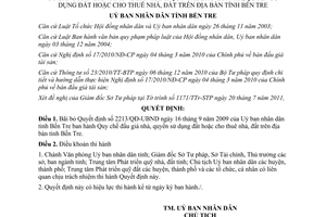 Quyết định 1695/QĐ-UBND bãi bỏ Quyết định 2213/QĐ-UBND Quy chế đấu gía