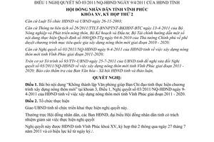 Nghị quyết 19/NQ-HĐND thành lập văn phòng giúp Ban Chỉ đạo xây dựng nông thôn mới