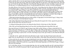 Chỉ thị 26/2011/CT-UBND tăng cường công tác quản lý nhà nước tổ chức