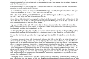 Thông tư 113/2011/TT-BTC sửa đổi Thông tư 62/2009/TT-BTC