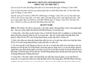 Nghị quyết 44/2011/NQ-HĐND8 hỗ trợ công viên chức nhân viên hợp đồng và học sinh