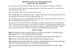 Nghị quyết 47/2011/NQ-HĐND8 hỗ trợ mua bảo hiểm y tế cho cộng tác viên dân số -