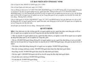 Quyết định 98/2011/QĐ-UBND mức trợ cấp và chế độ đóng góp