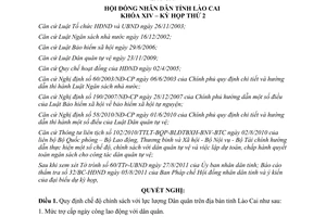 Nghị quyết 19/2011/NQ-HĐND quy định chế độ chính sách với lực lượng Dân quân