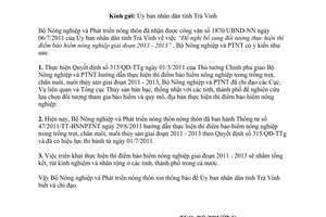 Công văn 3917/BNN-KTHT bổ sung đối tượng thực hiện thí điểm bảo hiểm nông nghiệp